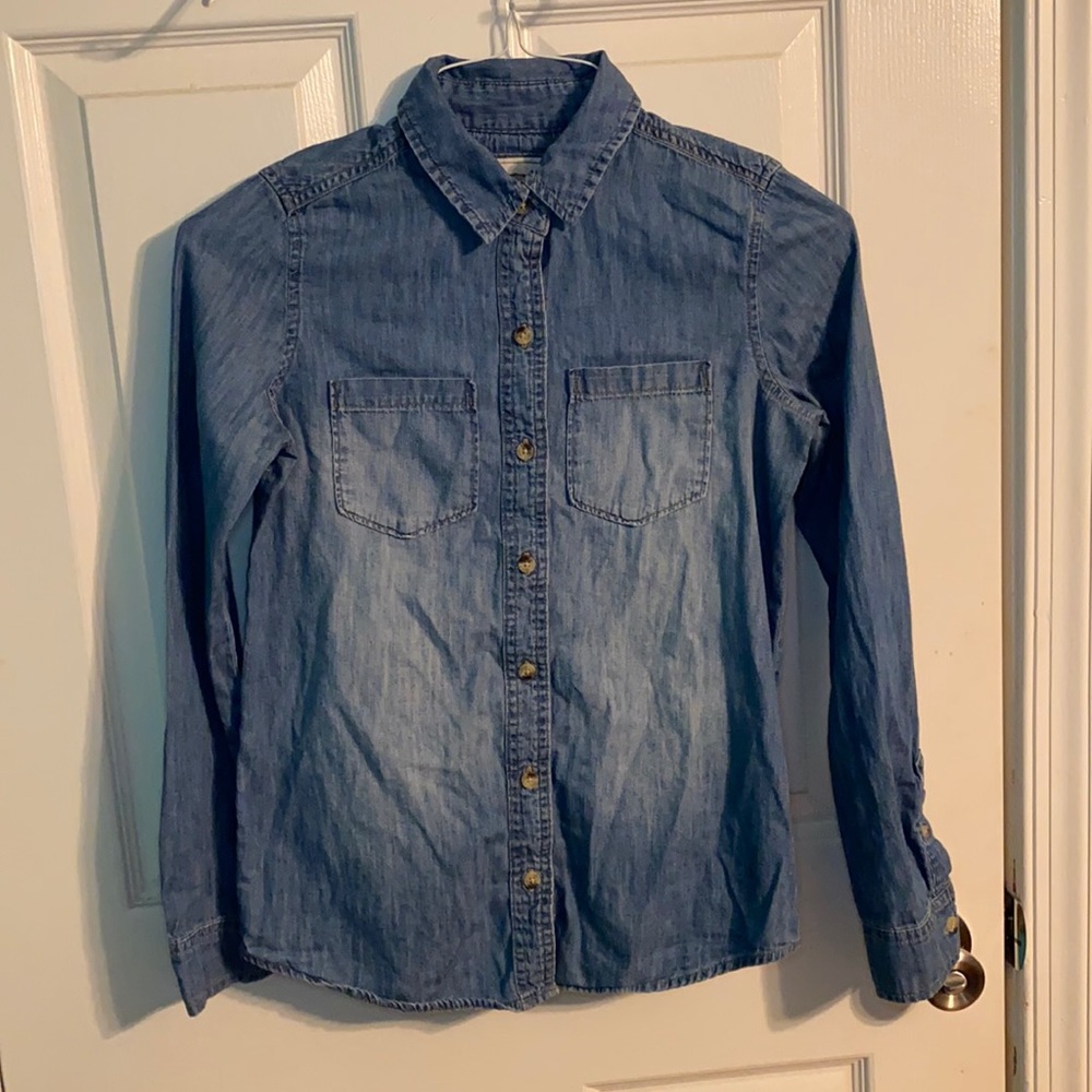 So Chambray Button Down Shirt